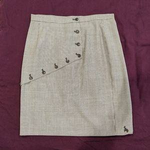 Alexander McQueen houndstooth skirt